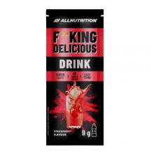 Zdjęcie produktu - Allnutrition Fitking Drink Strawberry Flavour Truskawka, 9 g