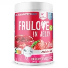 Zdjęcie produktu - Allnutrition Frulovei n Jelly Redcurrant & Strawberry Frużelina Czerwona porzeczka i Truskawka, 1000 g KR&Oacute;TKA DATA 30.11.2026