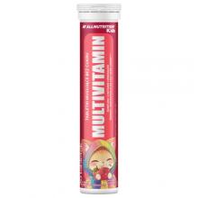 Zdjęcie produktu - Allnutrition Kids Multivitamin Multiwitamina dla dzieci o smaku jabłkowo-wiśniowym, 20 tabl. mus.