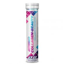 Zdjęcie produktu - ALLNUTRITION Kolagen Beauty truskawka, 20 tabletek musujących 