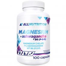 Zdjęcie produktu - Allnutrition Magnesium+ Ashwagandha + B6(P-5-P), 100 kaps.