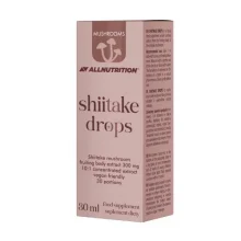 Zdjęcie produktu - Allnutrition Mushrooms Shitake Drops, 30 ml KR&Oacute;TKA DATA 10.12.2026