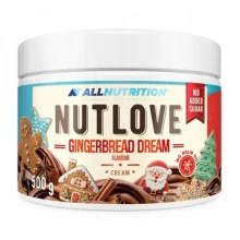 Zdjęcie produktu - Allnutrition Nutlove Gingerbread Dream Krem piernikowy, 500 g KR&Oacute;TKA DATA 19.12.2026