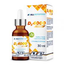 Zdjęcie produktu - ALLNUTRITION Witamina D3 4000 w kroplach 500 dawek - 30ml