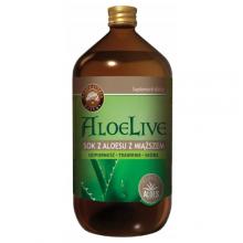 Zdjęcie produktu - AloeLive Sok z aloesu z miąższem, 1000 ml