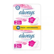 Zdjęcie produktu - ALWAYS SENSITIVE duopack Podpaski, 16 sztuk