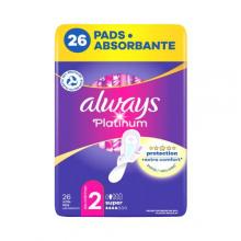 Zdjęcie produktu - ALWAYS Platinum Super Podpaski, 26szt.