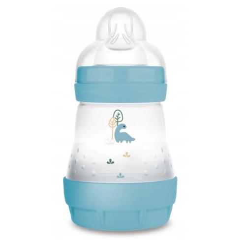 Miniaturka artykułu - MAM Perfect Start Butelka antykolkowa 0m+ 160ml niebieska