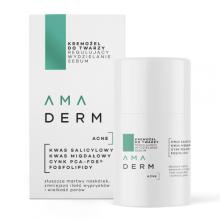 Zdjęcie produktu - AMADERM Acne Kremożel do twarzy Regulujący wydzielanie sebum, 50 ml