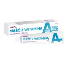 Zdjęcie produktu - Amara Maść z witaminą A, 25g