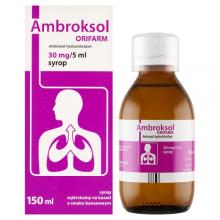 Zdjęcie produktu - Ambroksol Orifarm syrop 30mg/5ml - 150 ml