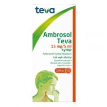 Zdjęcie produktu - Ambrosol syrop 0,015 g/5ml, 120ml KR&Oacute;TKA DATA 31.10.2026