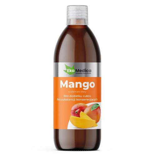 Miniaturka artykułu - Mango sok 100 % EkaMedica - 500ml