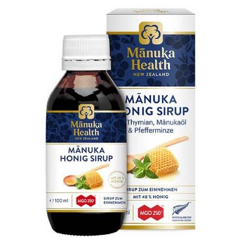 Miniaturka artykułu - MANUKA HEALTH Syrop z Miodem Manuka MGO 250+, 100 ml