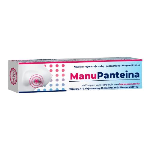 Miniaturka artykułu - ManuPanteina Regeneracyjna maść do nosa, 10 g