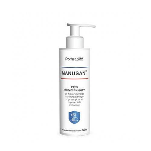 Miniaturka artykułu - Manusan Płyn dezynfekujący, 200ml