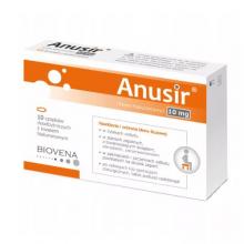 Zdjęcie produktu - Anusir - 10 czopk&oacute;w USZKODZONE/BRAK TEKTUROWEGO OPAKOWANIA 