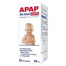 Zdjęcie produktu - Apap dla dzieci Forte 40mg/ml, 85ml