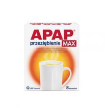 Zdjęcie produktu - APAP Przeziębienie Max, 8 saszetek