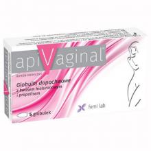Zdjęcie produktu - FARMINA Apivaginal globulki dopochwowe, 5 globulek