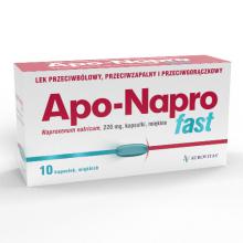 Zdjęcie produktu - Apo-Napro Fast, 220 mg, kaps.miękkie, 10szt.