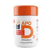 Zdjęcie produktu - ApoD3 Forte 2000 j.m.- 60 kapsułek 