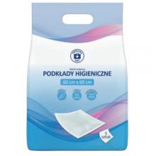 Zdjęcie produktu - Apteczka ABC Podkłady higieniczne 60cm x 60cm, 5szt.