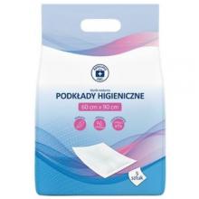 Zdjęcie produktu - Apteczka ABC Podkłady higieniczne 60cm x 90cm, 5szt.