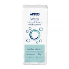 Zdjęcie produktu - APTEO CARE Wata opatrunkowa bawełniano-wiskozowa, 50g