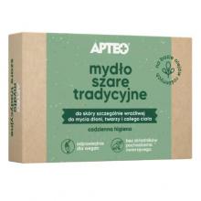 Zdjęcie produktu - APTEO Mydło szare tradycyjne, 100 g USZKODZONE/BRAK TEKTUROWEGO OPAKOWANIA 