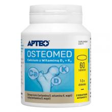 Zdjęcie produktu - APTEO Osteomed Calcium z Witaminą D3 + K2, 60 tabl.