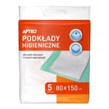 Zdjęcie produktu - APTEO Podkłady higieniczne 80x150cm, 5 szt.