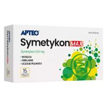 Zdjęcie produktu - APTEO Symetykon Max 240 mg, 15 kaps.