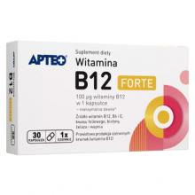 Zdjęcie produktu - Apteo Witamina B12 Forte, 30 kaps.