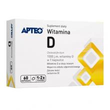 Zdjęcie produktu - APTEO Witamina D 1000 j.m., 60kaps.