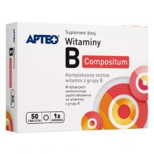 Zdjęcie produktu - APTEO Witaminy B compositum, 50 tabletek