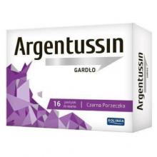 ARGENTUSSIN Gardło czarna porzeczka, 16 pastylek do ssania