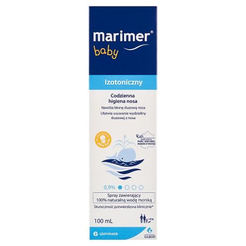 Miniaturka artykułu - MARIMER Baby Spray do nosa, 100ml 