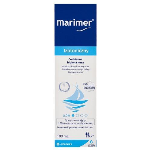 Miniaturka artykułu - MARIMER izotoniczny  spray do nosa - 100 ml USZKODZONE BRAK OPAKOWANIA TEKTUROWEGO