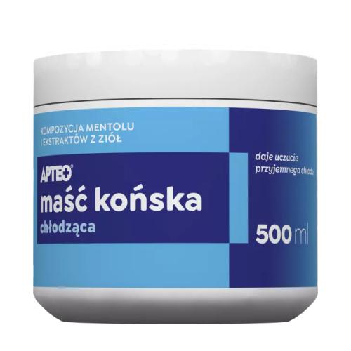 Miniaturka artykułu - Maść końska chłodząca APTEO, 500ml