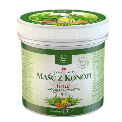 Miniaturka artykułu - MAŚĆ Z KONOPII FORTE Herbamedicus - 50 ml 