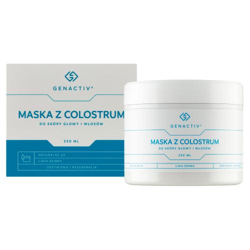 Miniaturka artykułu - GENACTIV Maska z Colostrum do skóry głowy i włosów, 250ml