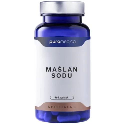 Miniaturka artykułu - Puromedica Maślan sodu, 90 kaps.