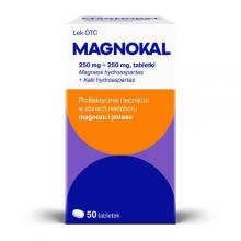 Zdjęcie produktu - Asparaginian MagnoKal, 50 tabletek USZKODZONE TEKTUROWE OPAKOWANIE