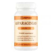 Zdjęcie produktu - Asparaginian Skurcze, 100 tabl. - suplement diety z magnezem i potasem