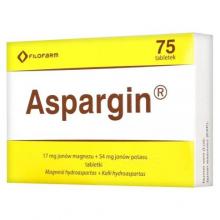 Zdjęcie produktu - Aspargin, 75 tabletek BRAK OPAKOWANIA