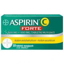 Zdjęcie produktu - ASPIRIN C FORTE - 10 tabletek musujących 