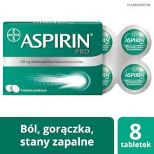 Zdjęcie produktu - Aspirin Pro - 8 tabletek