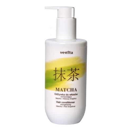Miniaturka artykułu - Venita Matcha Odżywka do włos&oacute;w wzmacniająca z matchą i r&oacute;żowym grejpfrutem, 300 ml