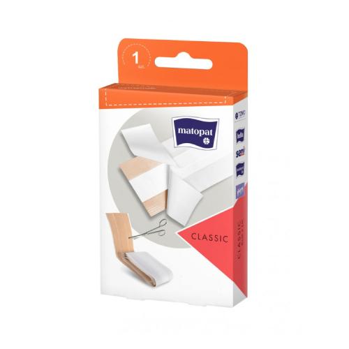 Miniaturka artykułu - MATOPAT CLASSIC Plaster na tkaninie 6cmx50cm niejałowy